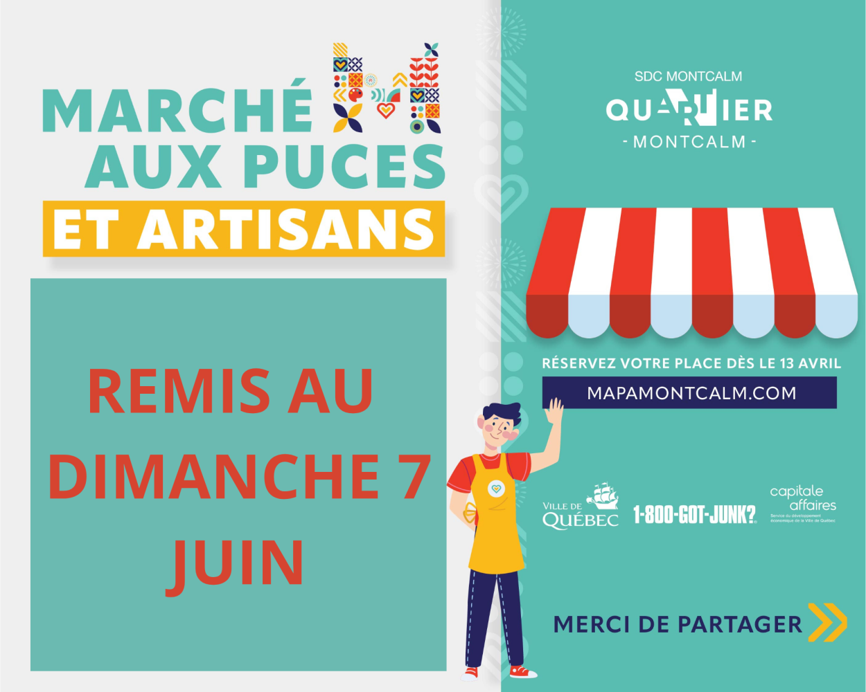 Marché aux puces et artisans de Montcalm
