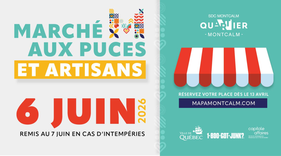 March&eacute; aux puces et artisans de Montcalm